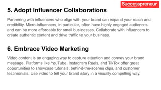 Top 10 Small Business Marketing Strategies To Boost Your Brand In 2025.pptx