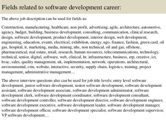 Top 10 software development interview questions and answers