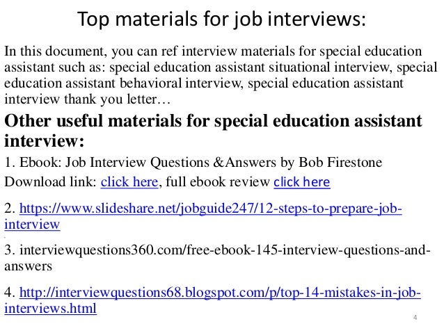 top 36 special education assistant interview questions and answers interview questions for special education
