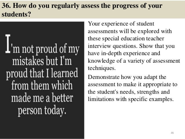 special education coordinator interview questions