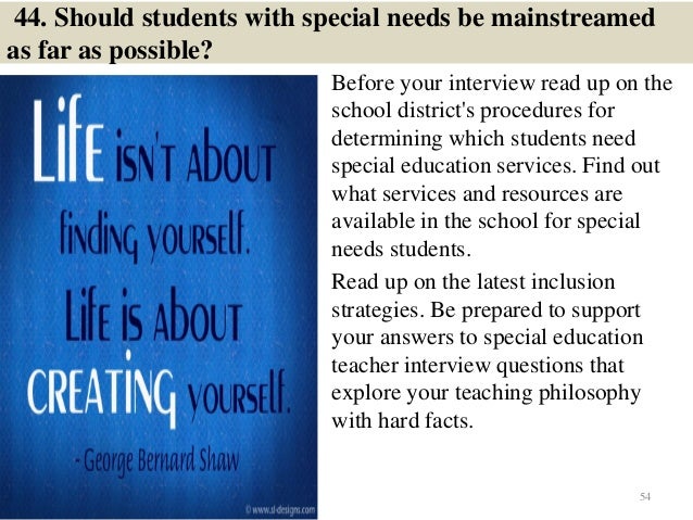 special education interview rome fontanacountryinn com interview questions for special education teachers and answers