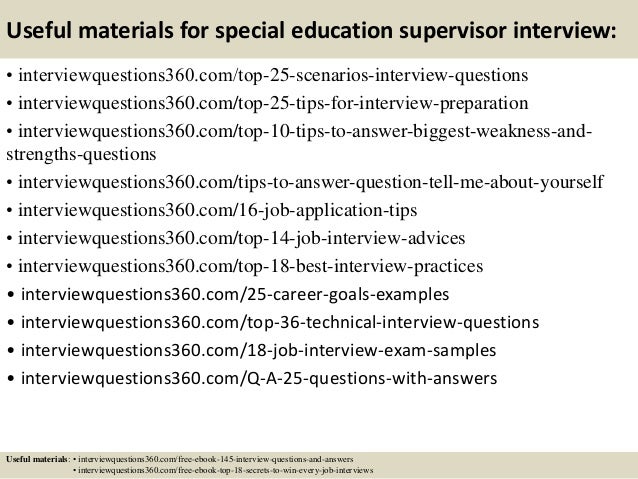 top 10 special education supervisor interview questions and answers interview questions special education