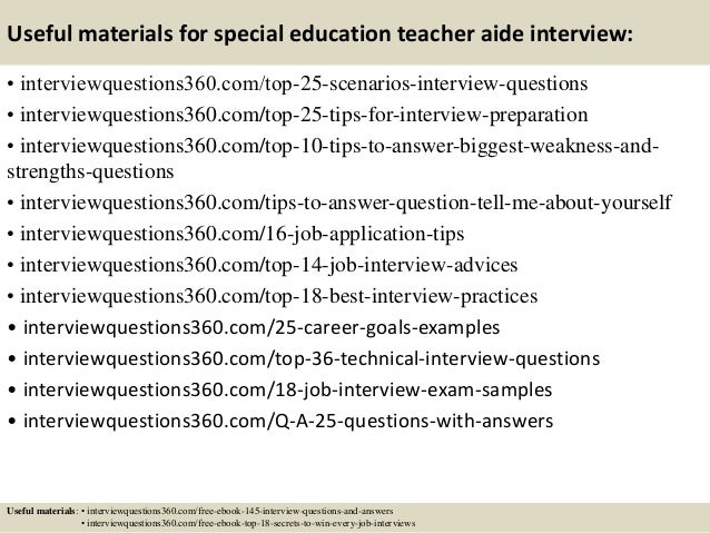 special education coordinator interview questions