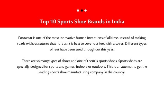 sports shoes branded company