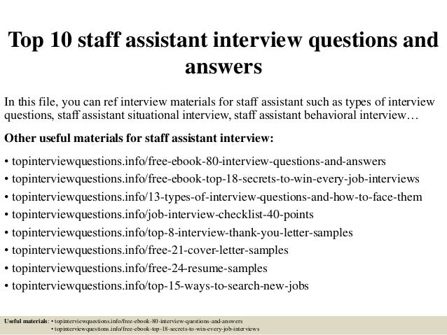 cover letter for staff assistant