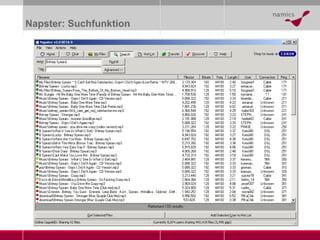 Napster: Suchfunktion 