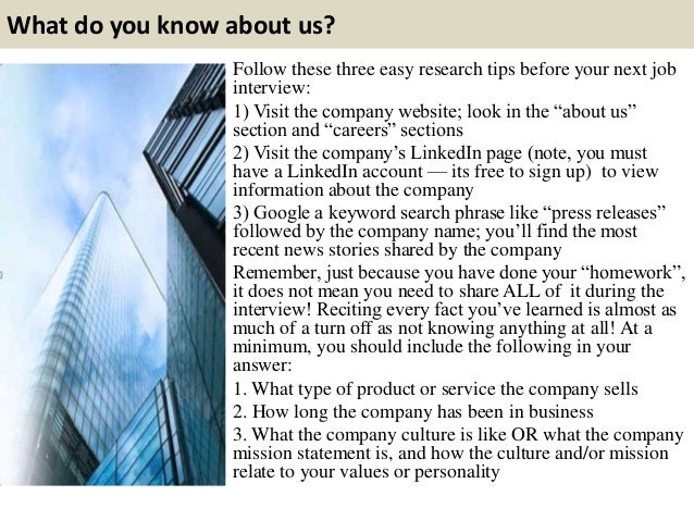 interview questions about personality