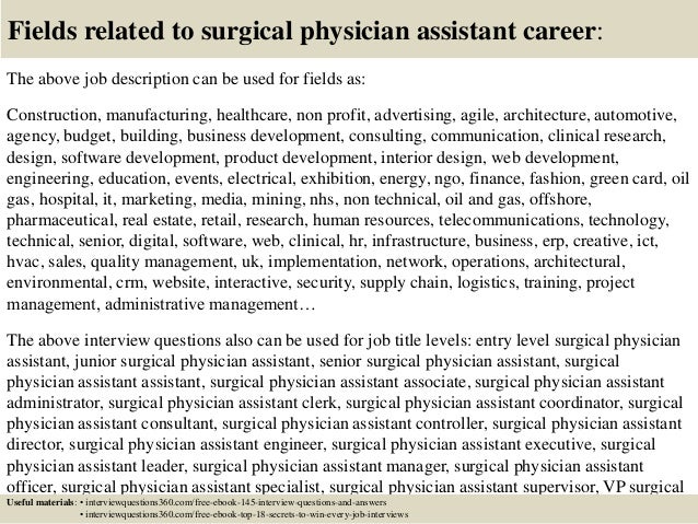physician assistant interview questions and answers