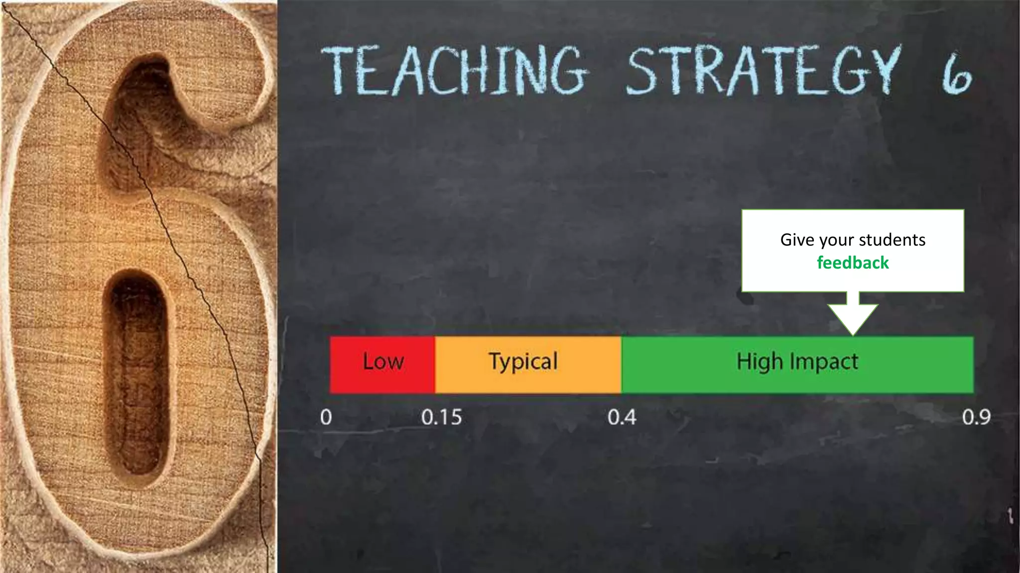 Give your students
feedback