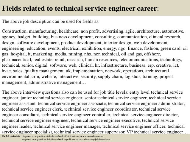 technical engineer job description