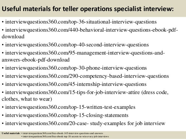 top 10 teller operations specialist interview questions and answers interview questions for teller position