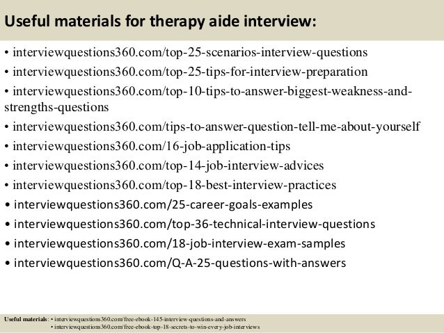 top 10 therapy aide interview questions and answers examples of competency based interview questions