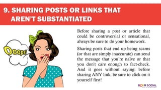 Top 10 Things You Should Never Share On Social Media | PDF