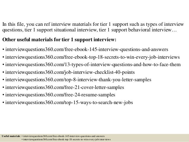 Top 10 Tier 1 Support Interview Questions And Answers