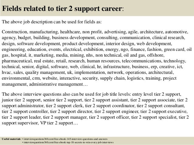 Top 10 Tier 2 Support Interview Questions And Answers
