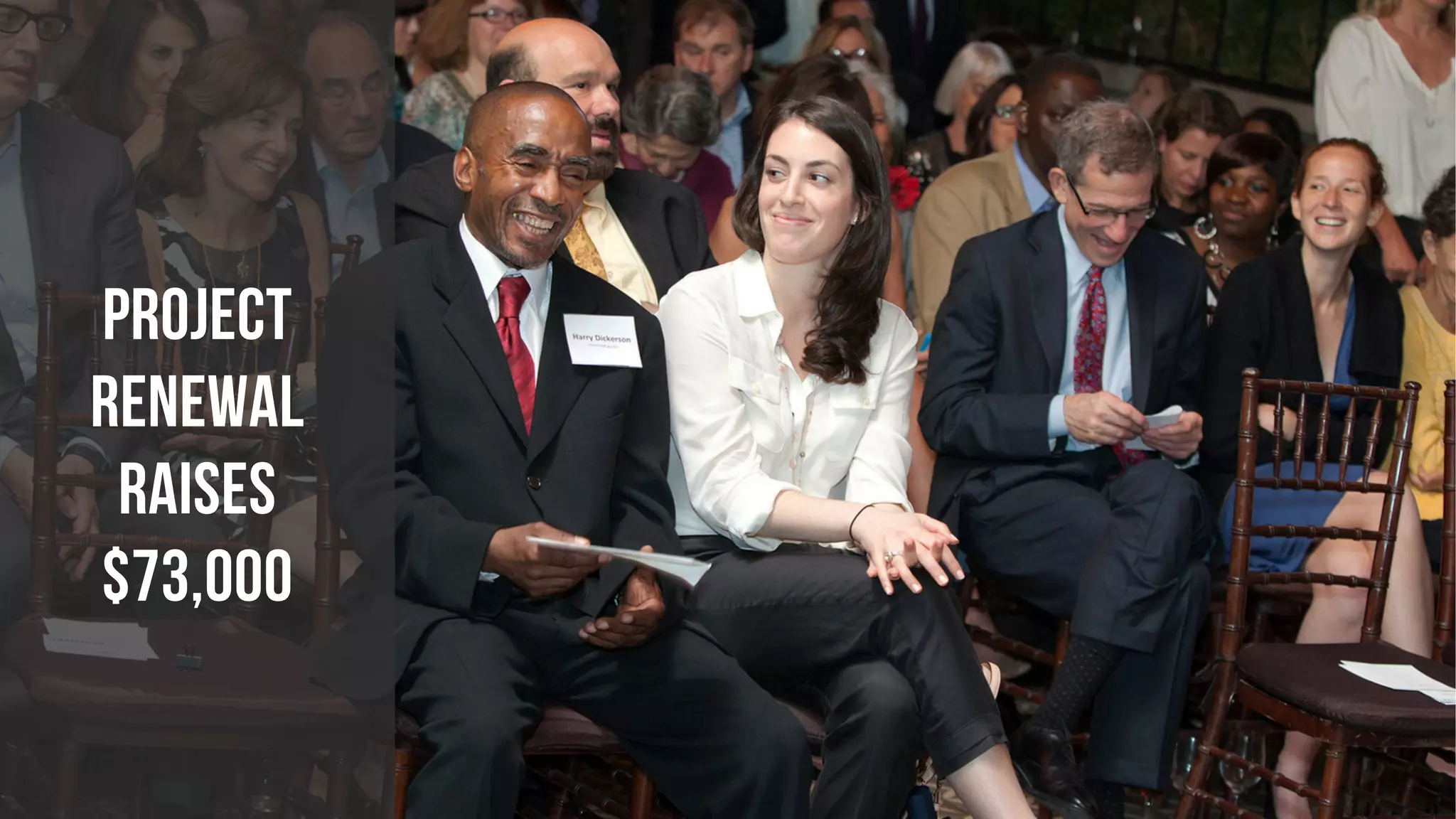 #GIVINGTUESDAY
PROJECT
RENEWAL
RAISES
$73,000
 