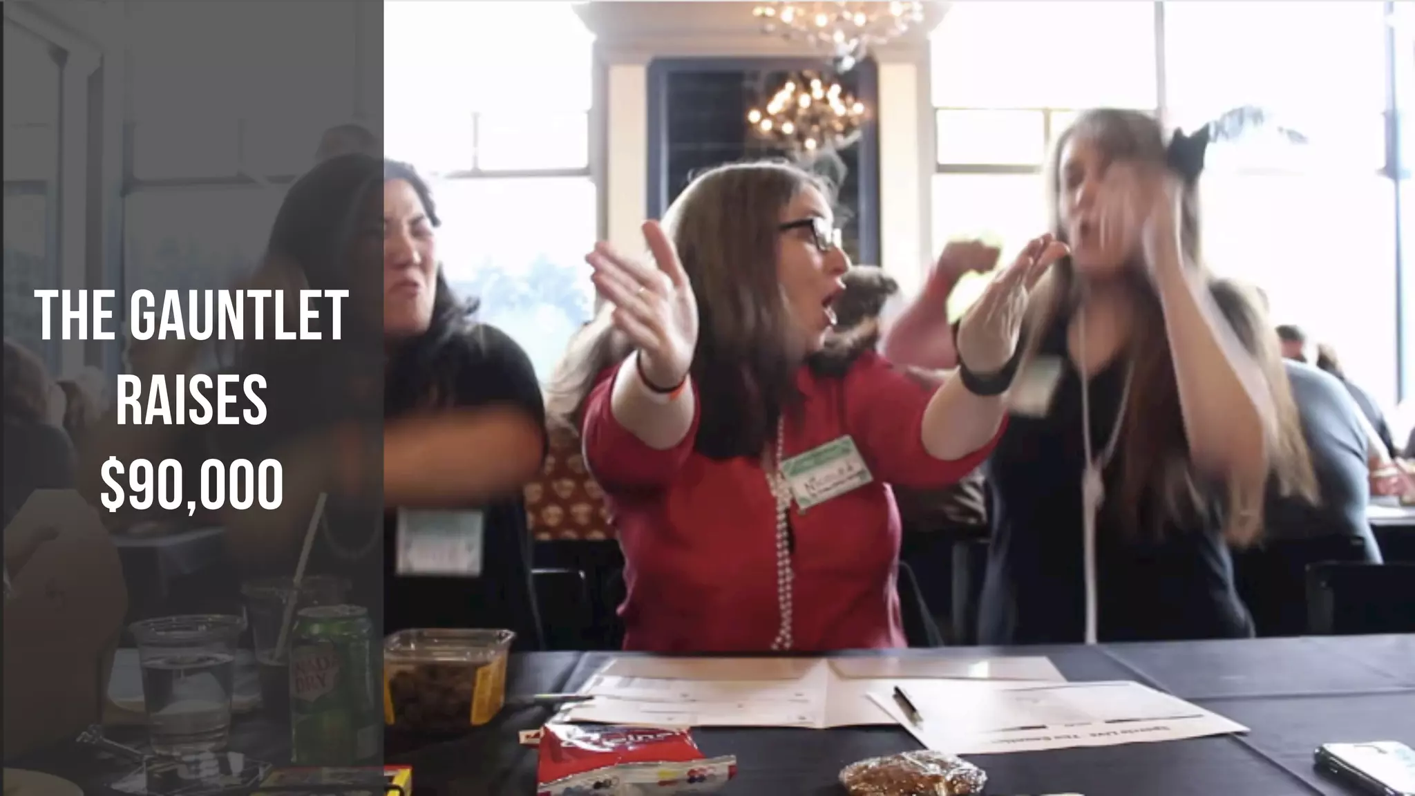 #GIVINGTUESDAY
THE GAUNTLET
RAISES
$90,000
 