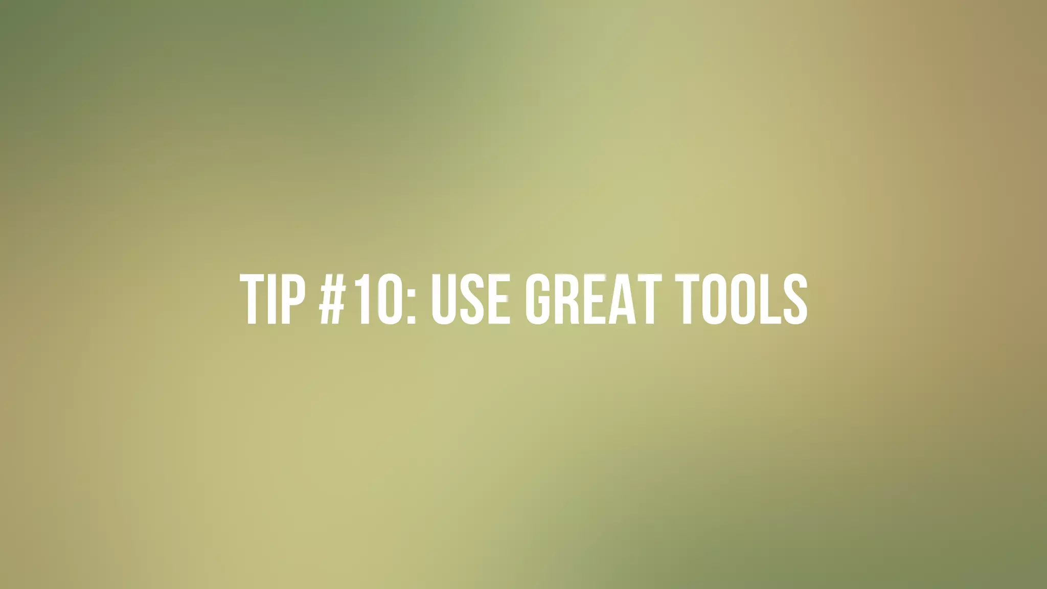 #GIVINGTUESDAY
TIP #10: USE GREAT TOOLS
 