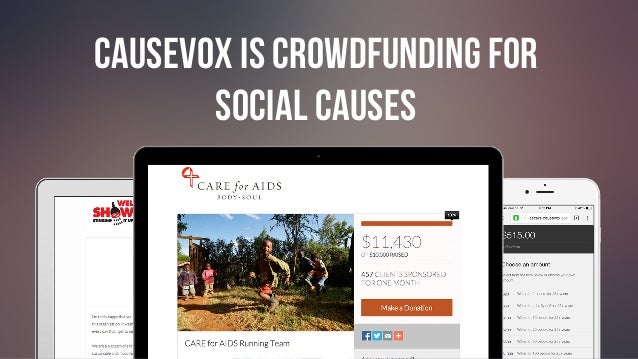 #GIVINGTUESDAY
CAUSEVOX IS CROWDFUNDING FOR
SOCIAL CAUSES
 