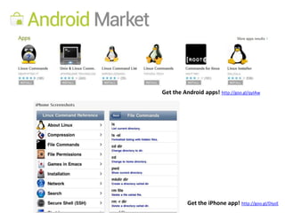 Get the Android apps! http://goo.gl/qyIAw




          Get the iPhone app! http://goo.gl/DIyzE
 