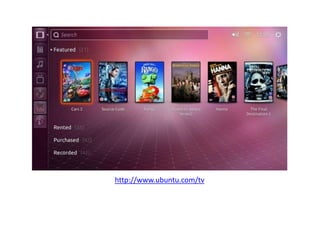 http://www.ubuntu.com/tv
 