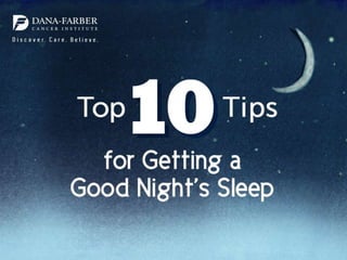 Top 10 Tips for Getting a Good Night's Sleep