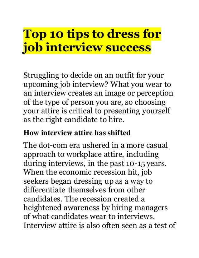 top 10 tips to dress for job interview success 1 638 jpg cb 1491144199 top tips for job interviews