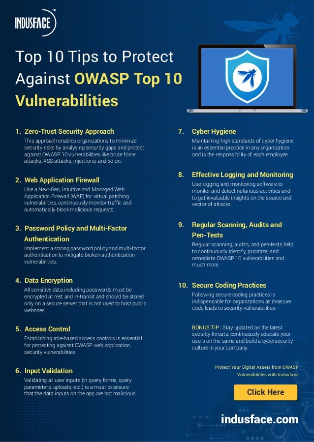 Top 10 Tips to Protect Against OWASP Top 10 Vulnerabilities