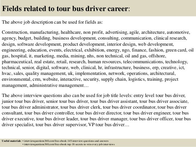 top 10 tour bus driver interview questions and answers bus driver job interview questions and answers