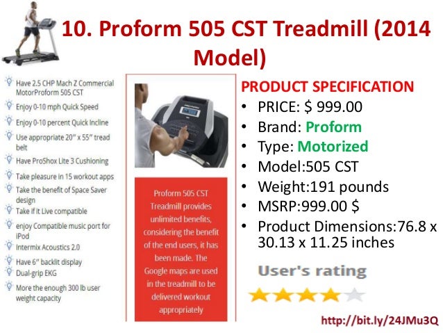 Top 10 treadmills Reviews 2016