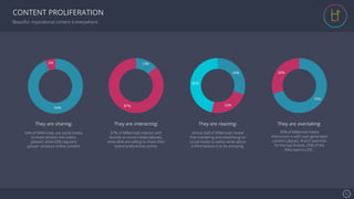 Se7en - Creative Powerpoint Template 10
CONTENT PROLIFERATION
94%
6% 13%
87%
30%
23%
46%
70%
30%
They are sharing.
94% of ...