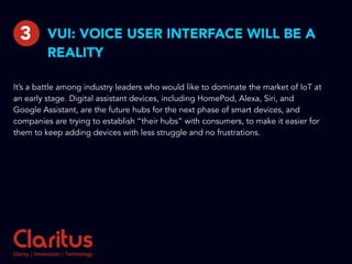 VUI: VOICE USER INTERFACE WILL BE A
REALITY
It’s a battle among industry leaders who would like to dominate the market of ...