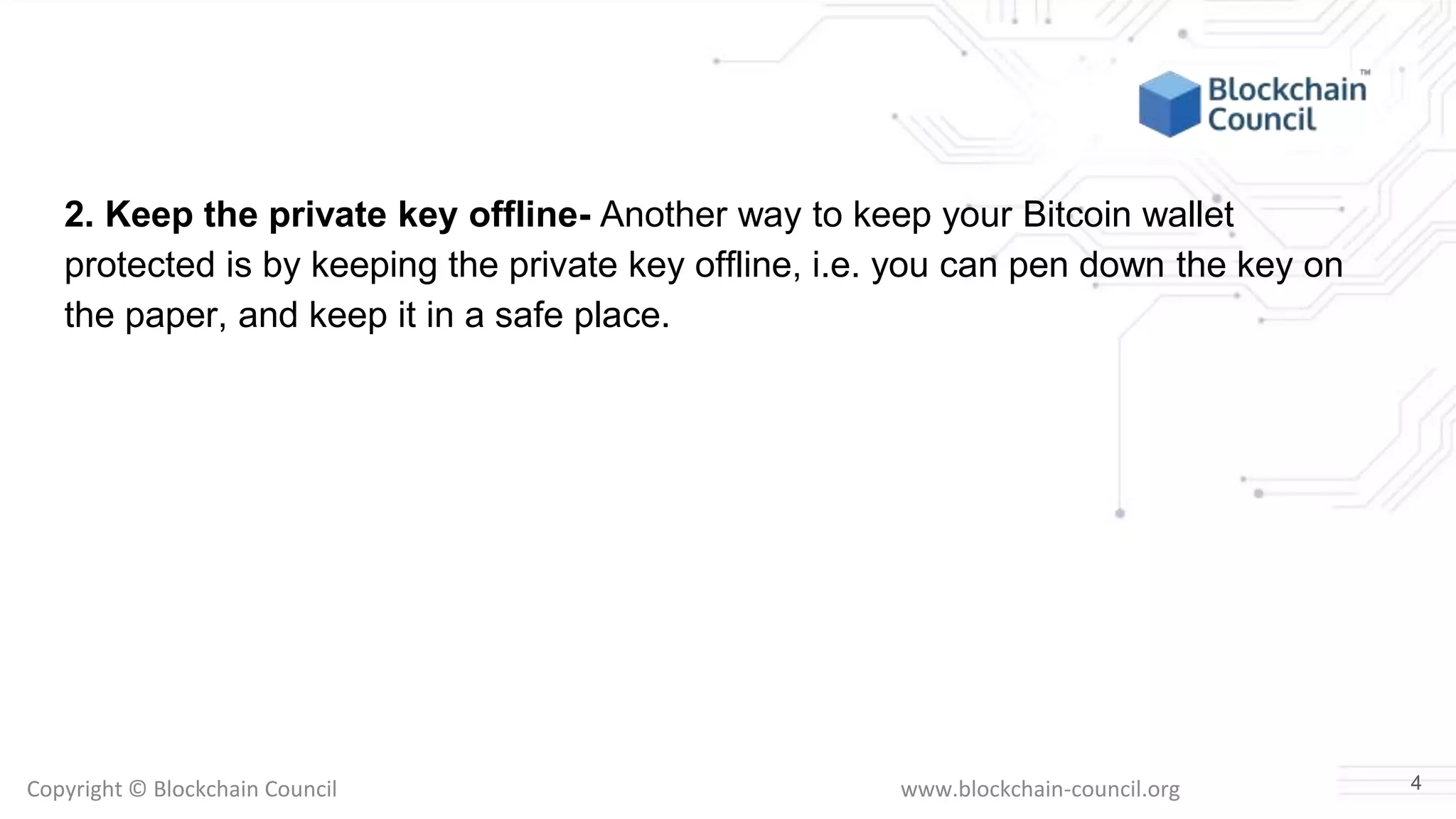 Top 10 tricks to keep your bitcoin wallet safe | PPTX