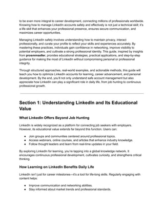 Mastering Safe LinkedIn Account Management for Career Growth and ...