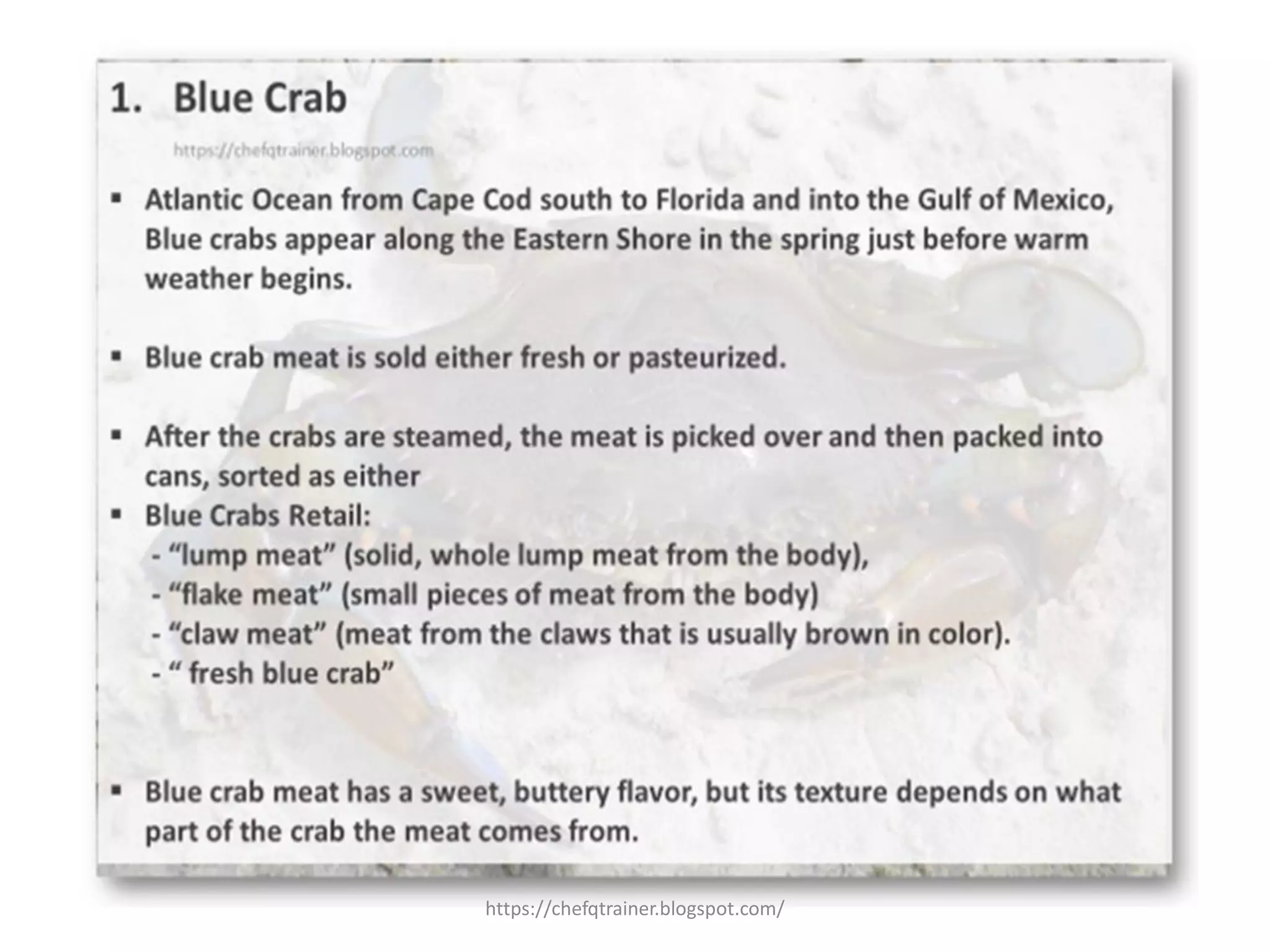 Types of Crabs Free Download