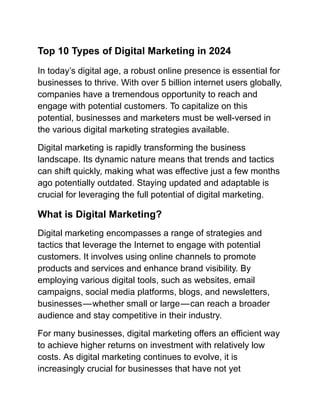 Top 10 Types of Digital Marketing in 2024 .pdf