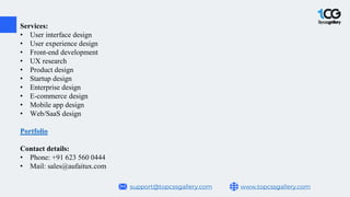 Top Ten UI/UX Design Companies in India | PPT