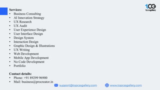 Top Ten UI/UX Design Companies in India | PPT