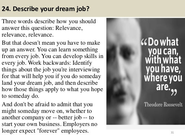 3 words to describe yourself interview