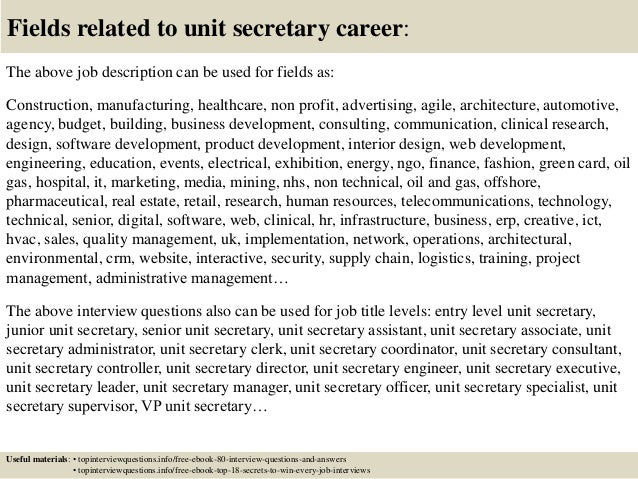 top 10 unit interview questions and answers cover letter for technical support
