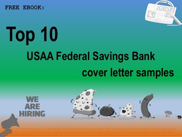 Top 10 Usaa Federal Savings Bank Cover Letter Samples