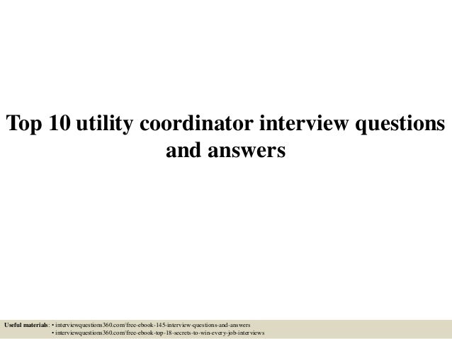 interview questions marketing coordinator