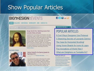 Show Popular Articles 
 
