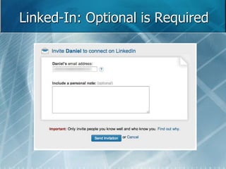 Linked-In: Optional is Required 
 