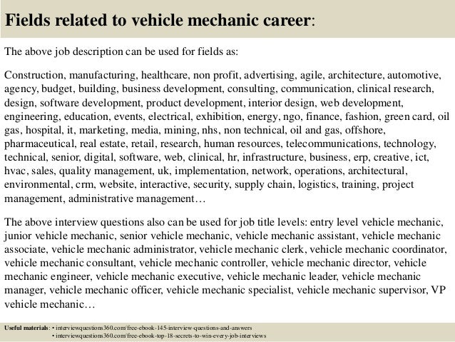 18 fields related to vehicle mechanic career the above job description - Motorcycle Mechanic Job Description 18 fields related to vehicle mechanic career the above job description - Motorcycle Mechanic Job Description