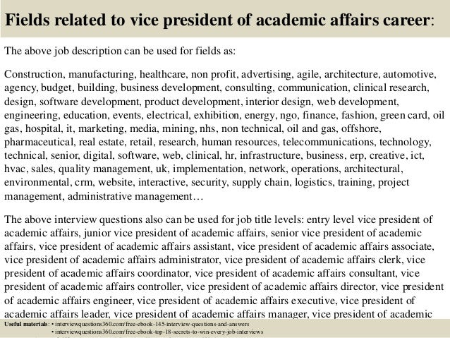 vice president of manufacturing job description
