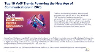 Top 10 VoIP Trends Powering Communications in 2023 | PPTX