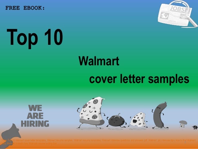 Top 10 Walmart Cover Letter Samples