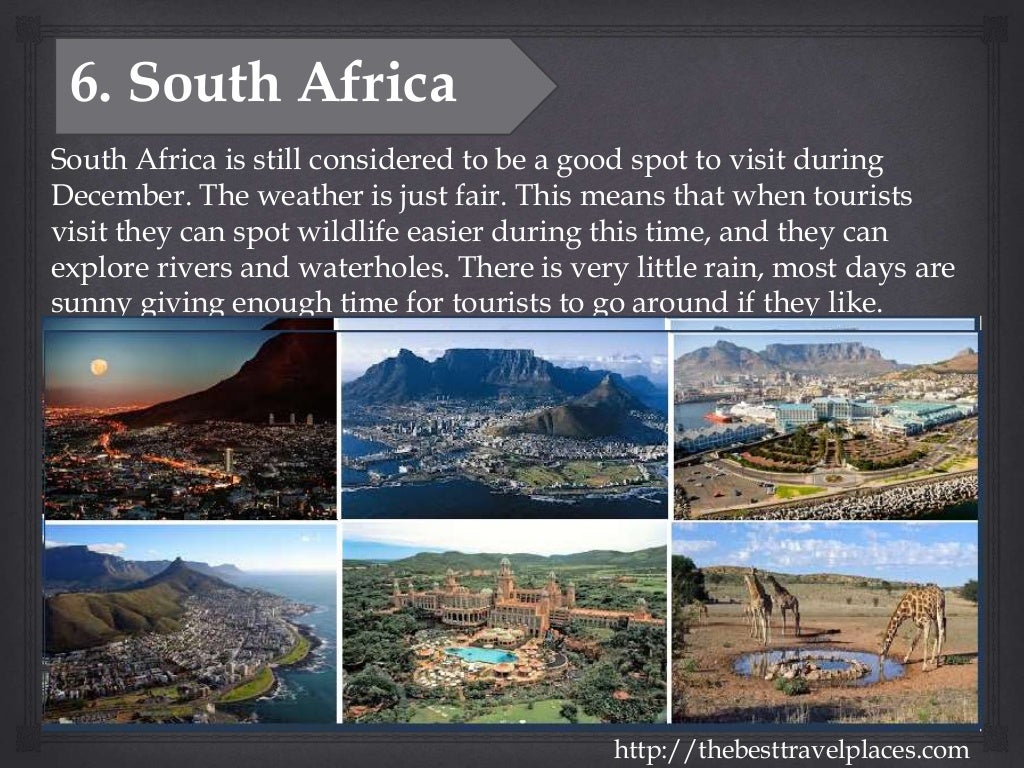 Top 10 holiday destinations For December