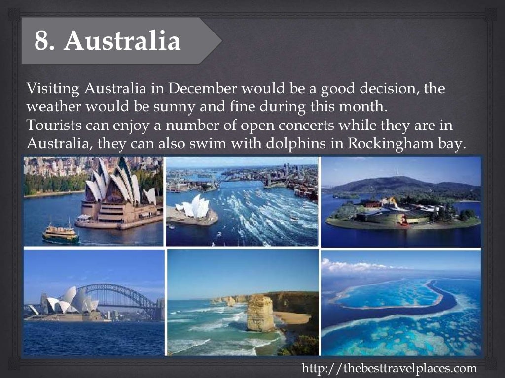 Top 10 holiday destinations For December